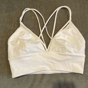 Lululemon white sports bra size 4